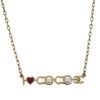 Secondhand Chanel I Love Chanel Necklace Metal with