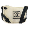 Secondhand Chanel sports shoulder bag Coco mark