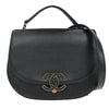 Secondhand Chanel Coco Curve Flap Messenger Calfskin and Quilted Goatskin