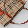Secondhand Burberry Canterbury Panels Tote Haymarket Coated Canvas and