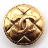 Secondhand Chanel Vintage CC Round Button Clip-On Earrings