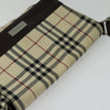 Secondhand Burberry Vintage Flap Crossbody Bag Haymarket