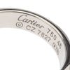 Cartier C de Cartier Happy Birthday Band Ring 18K White Gold
