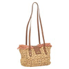 Chanel Mademoiselle Lock Tote Woven Straw