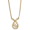 Secondhand Christian Dior CD Logo necklace