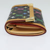 Secondhand Louis Vuitton Porte-Monnaie Plat Coin Purse Monogram Multicolor