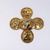 Secondhand Chanel CC Cross Badge Brooch