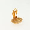 Secondhand Chanel Vintage CC Round Clip-On Earrings