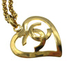 Secondhand Chanel CC Heart Pendant Necklace