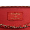 Secondhand Chanel Classic Vanity Case with Chain Striped Raffia and Jute