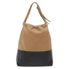 Celine Bicolor Drawstring Cabas Tote Leather