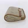 Christian Dior Vintage Honeycomb Zip Pouch Canvas and Leather