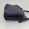 Secondhand Bottega Veneta Intrecciato Navy Leather Bags