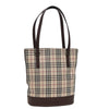 Secondhand Burberry Nova Check Tote canvas check pattern