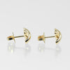 Secondhand Tiffany & Co. Cross Stitch Stud Earrings 18K Yellow