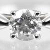 Secondhand Tiffany & Co. Harmony Solitaire Ring Platinum with RBC Diamond