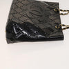 Secondhand Chanel CC Chain Tote Perforated Patent