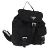 Secondhand Prada Double Front Pocket Backpack Tessuto