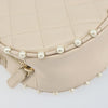 Chanel Round Clutch with Chain Quilted Calfskin with Pearl Detail