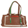 Secondhand Bottega Veneta Intrecciato Brown Leather Bags