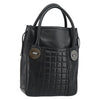Secondhand Chanel Vintage Button Tote Quilted Caviar