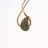 Secondhand Christian Dior CD Pendant Necklace Gold-plated