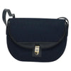 Christian Dior Vintage Trotter Shoulder Bag Embroidered Diorissimo Canvas
