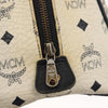 MCM Visetos Handbag Canvas and Leather