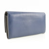 Secondhand Fendi Peekaboo Wallet Navy Leather Accessories