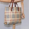 Secondhand Burberry Top Handle Tote Haymarket