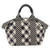Secondhand Chanel Top Handle Satchel Gingham Print