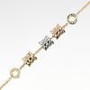 Secondhand Bvlgari B.Zero1 Three Station Soft Bracelet 18K Tricolor