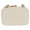 Chanel CC Zip Around Clutch with Chain Quilted Metal and Lambskin