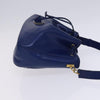 Secondhand Celine Circle logo Blue Leather Bags