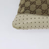 Secondhand Gucci Zip Messenger Bag GG Canvas with Perforated