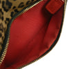Fendi Vintage Convertible Bowling Bag Leopard Print Jacquard