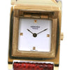 Secondhand Hermes Medor Quartz Watch Plated Metal and