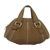 Secondhand Bvlgari Doppio Handbag Brown Leather Bags