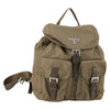 Secondhand Prada Double Front Pocket Backpack Tessuto