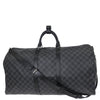 Louis Vuitton Keepall Bandouliere Bag Damier Graphite