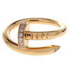 Secondhand Cartier Juste un Clou Ring 18K Rose Gold and Diamonds