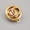 Secondhand Chanel Vintage CC Round Clip-On Earrings