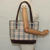 Secondhand Burberry Nova Check Tote canvas check pattern