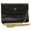 Christian Dior Vintage Chain Flap Shoulder Bag Leather