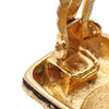 Secondhand Chanel Vintage CC Square Clip-On Earrings