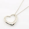 Secondhand Tiffany & Co. Elsa Peretti Open Heart Pendant Necklace Sterling