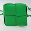 Secondhand Bottega Veneta Cassette Green Leather Bags