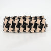 Secondhand Chanel Classic Single Flap Bag Quilted Houndstooth Tweed and Ribbon