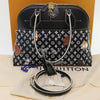 Secondhand Louis Vuitton Alma Souple Handbag Limited Edition Grace Coddington Catogram Canvas and