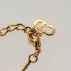 Secondhand Christian Dior D logo Pendant Necklace